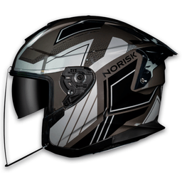 Capacete Original Norisk Downtown Provenza Preto Titanium