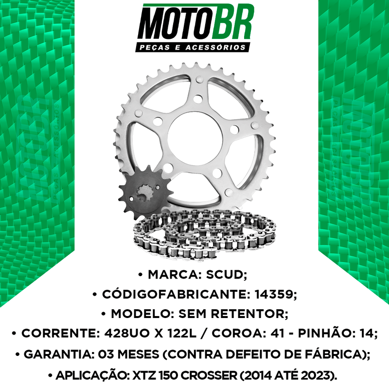 Kit-Relacao-XTZ-150-Crosser-2014-Ate-2023-Com-Retentor-Scud-2