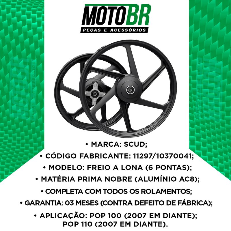 Roda-Liga-Pop-100-2007-Em-Diante-Pop-110-Tambor-6P-Preto-2