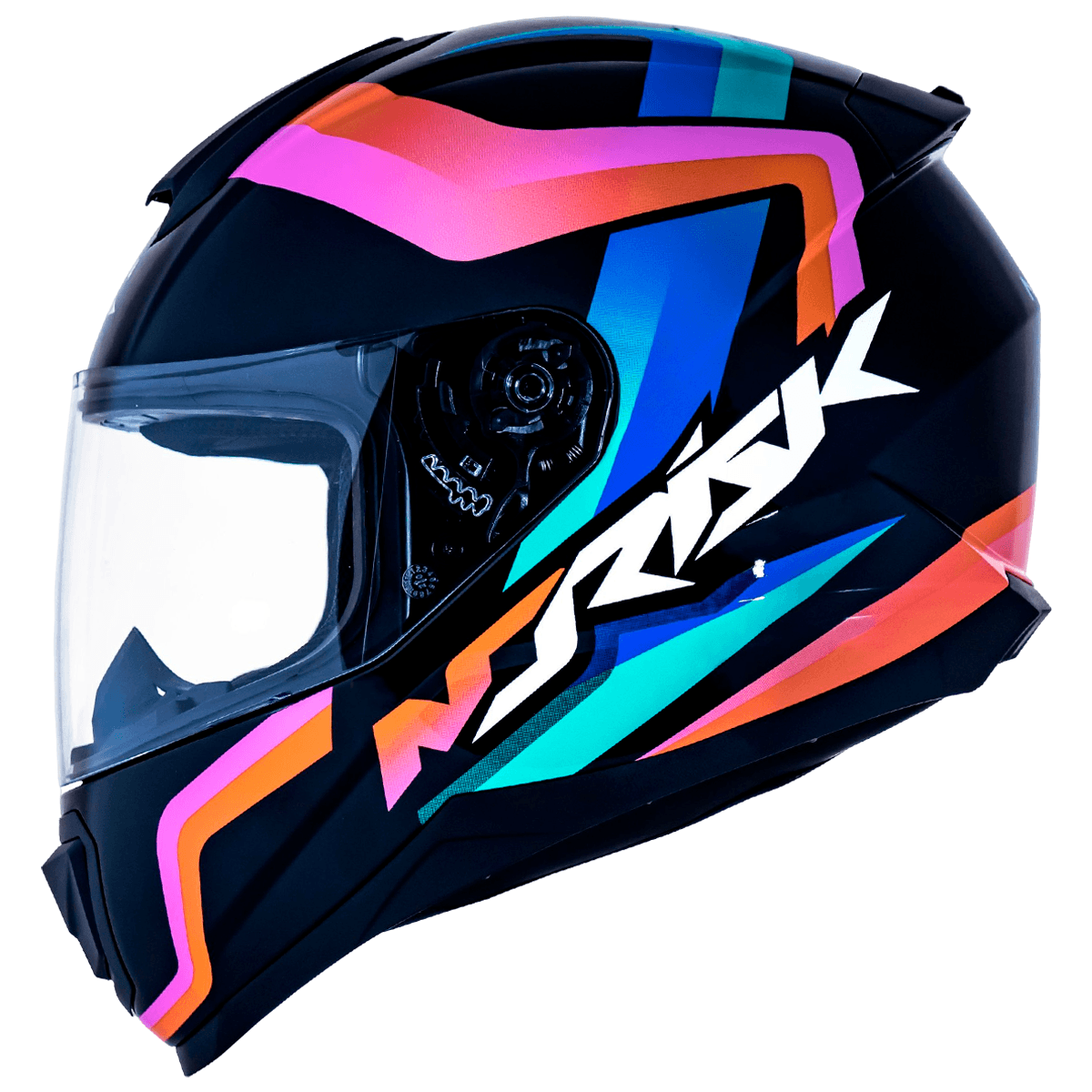 Norito Capacete Norisk Razor Ninja Vermelho Feminino Masculino Cor Preto