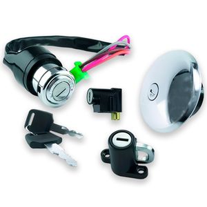Kit Contato Chave Ignição Intruder 125 2005 Até 2009 - MTBR