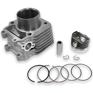 Kit Cilindro Motor Pistão Anéis Burgman 125 2006 Até 2010
