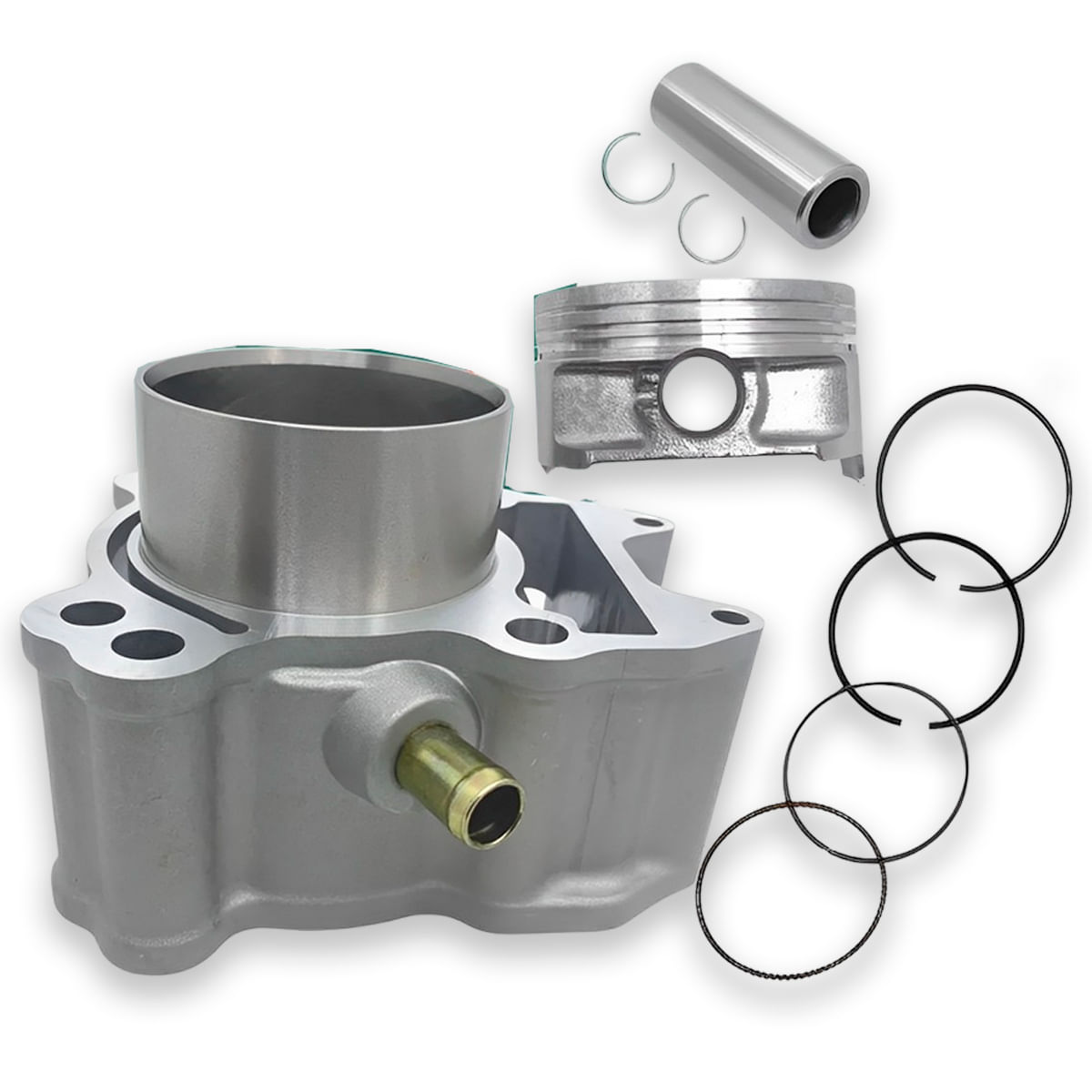 Kit Cilindro Motor Pistão Anéis Citycom 300i 2010 Até 2023