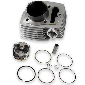 Kit Cilindro Motor Pistão Anéis Nxr 150 Bros 2003 Até 2005