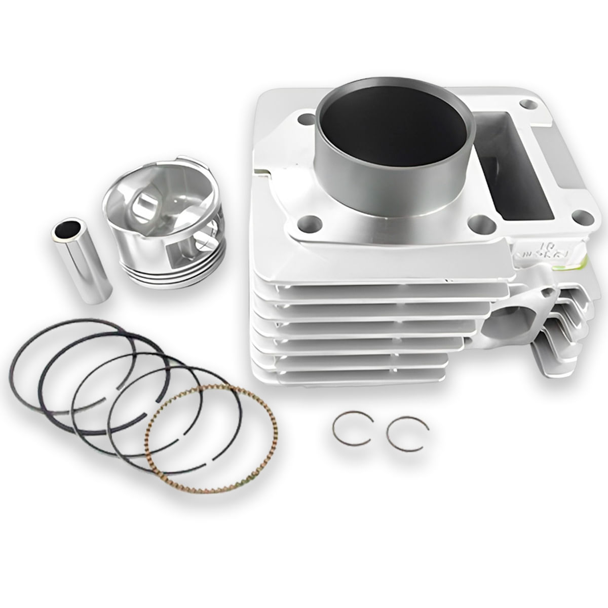 Kit Cilindro Motor Pistão Anéis Xtz 125 Ybr 125 Factor 125 - MotoBR