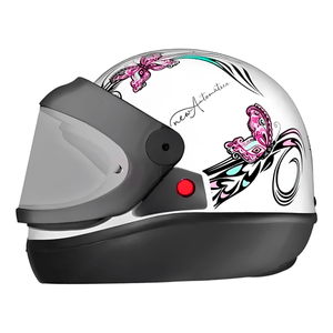 Capacete EBF Automatico Borboleta Branco