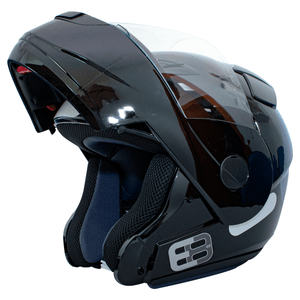 Capacete EBF E8 New Performance Escamoteável Preto