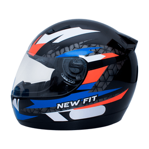 Capacete EBF New Fit Control Preto Azul