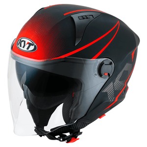 Capacete KYT D-City Colorful Fosco Vermelho