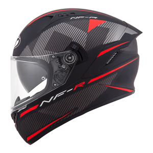 Capacete KYT NF-R Logos Vermelho Fosco