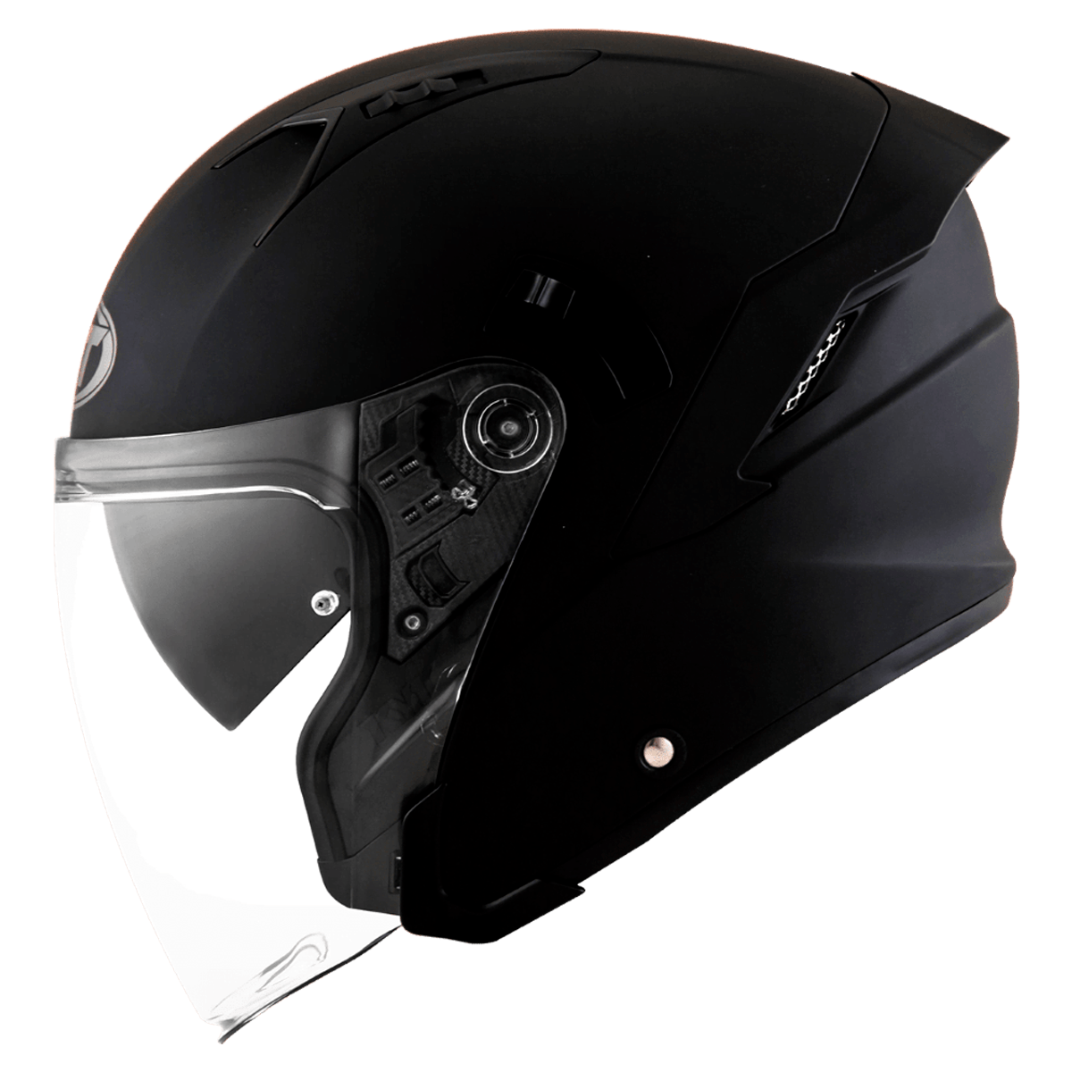 Capacete Original KYT NF-J Plain Preto Fosco