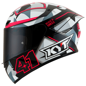 Capacete KYT TT Course Espargaro Fuxia 2018