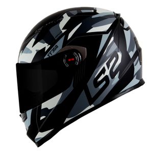 Capacete LS2 FF358 Tank Camo Preto Fosco