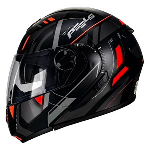 Capacete Peels Urban 2 Dynamic Fosco Preto Vermelho