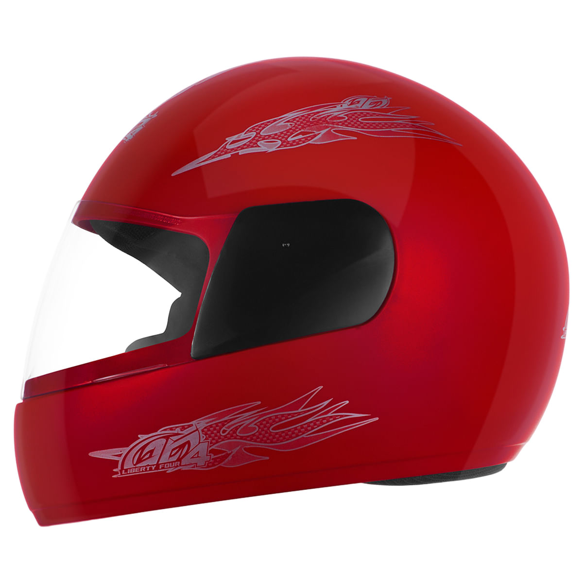 Capacete Pro Tork Liberty Four Vermelho - MotoBR