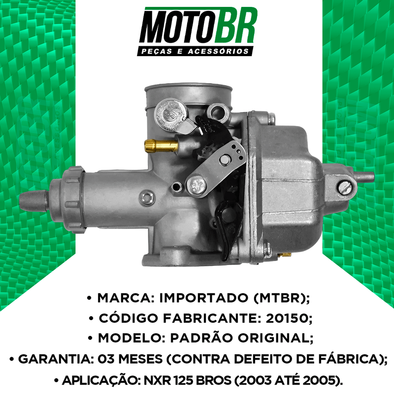 Carburador-Completo-NXR-125-Bros-2003-Ate-2005---MTBR2