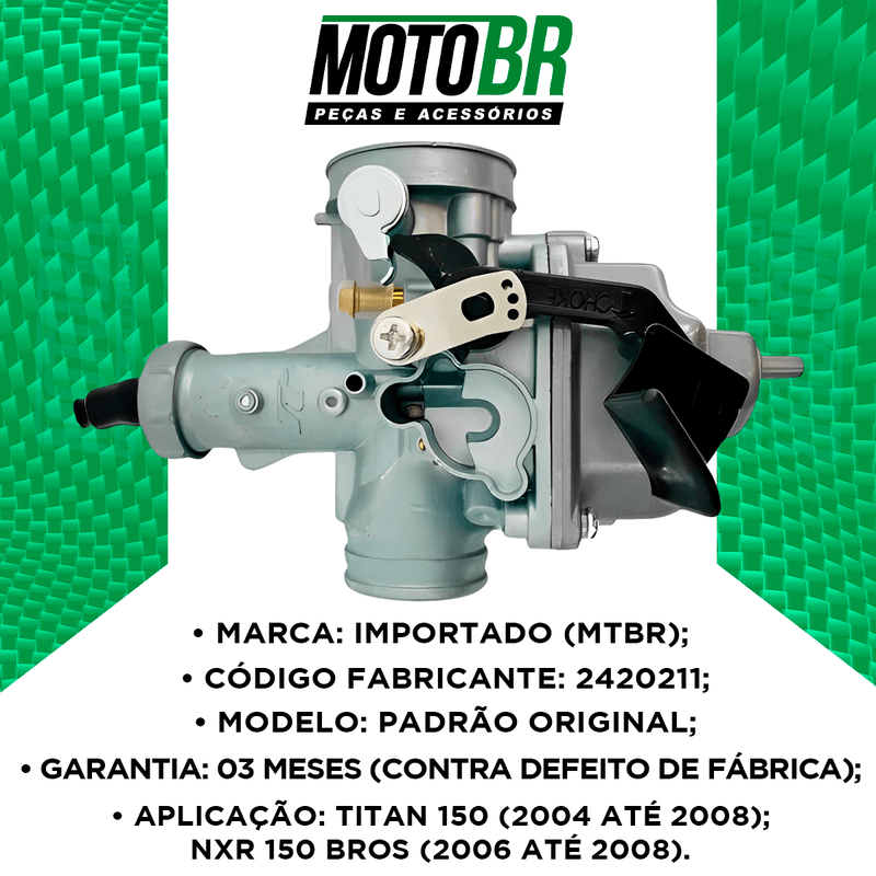 Carburador-Titan-150-2004-A-2008-NXR-150-Bros-2006-A-2008-2.2
