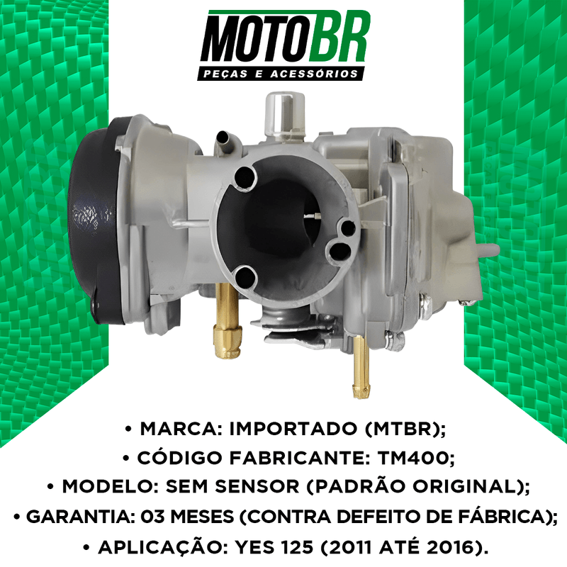 Carburador-Completo-Yes-125-2011-Ate-2016-Sem-Sensor---MTBR-2