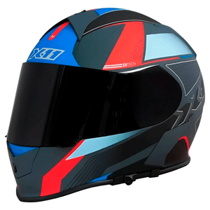 Capacete X11 Revo Pro Flagger SV Vermelho Fosco