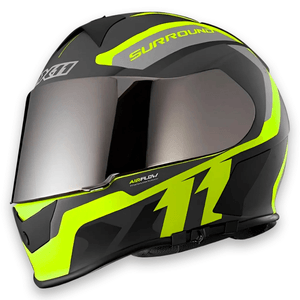 Capacete X11 Revo Pro Surround Neon