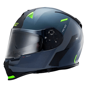 Capacete X11 Revo Vision SV Cinza Neon Fosco