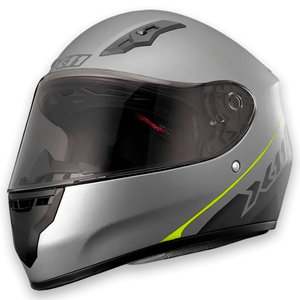 Capacete X11 Trust Solides Prata Metálico