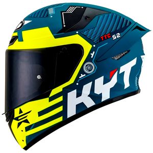 Capacete KYT TT Course Fuselage Amarelo