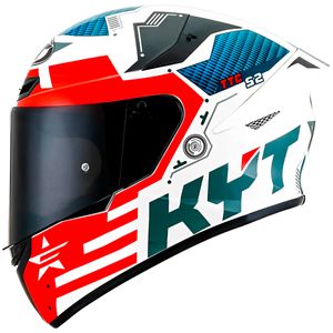 Capacete KYT TT Course Fuselage Vermelho