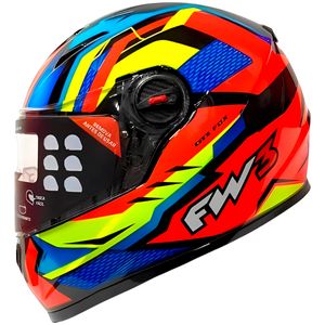 Capacete FW3 GTX Fox Laranja