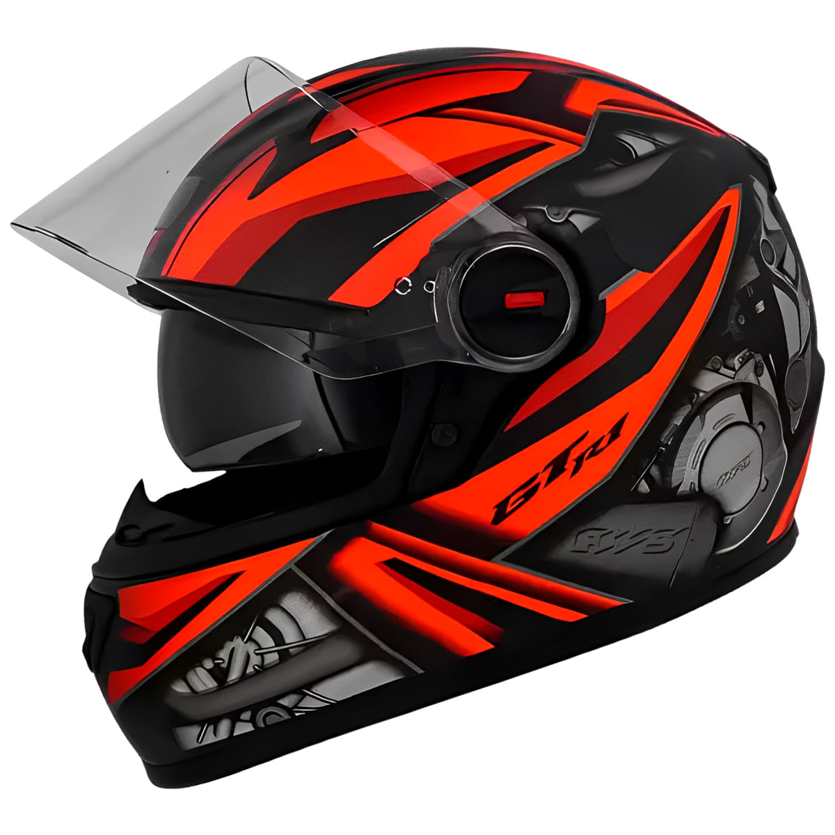Capacete FW3 GTX R1 Preto Vermelho Fosco | MotoBR - MotoBR