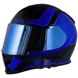 Capacete X11 Revo Pro Tronix Azul