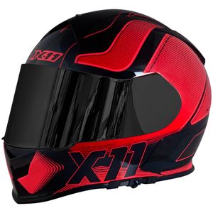 Capacete X11 Revo Pro Tronix Vermelho