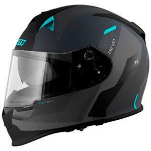 Capacete X11 Revo Vision SV Cinza Acqua Fosco