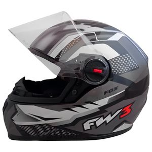 Capacete FW3 GTN Fox Grafite
