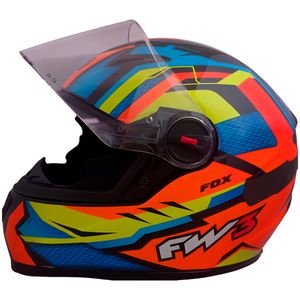 Capacete FW3 GTN Fox Laranja