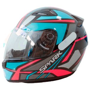 Capacete EBF Spark Spider Preto Tiffany