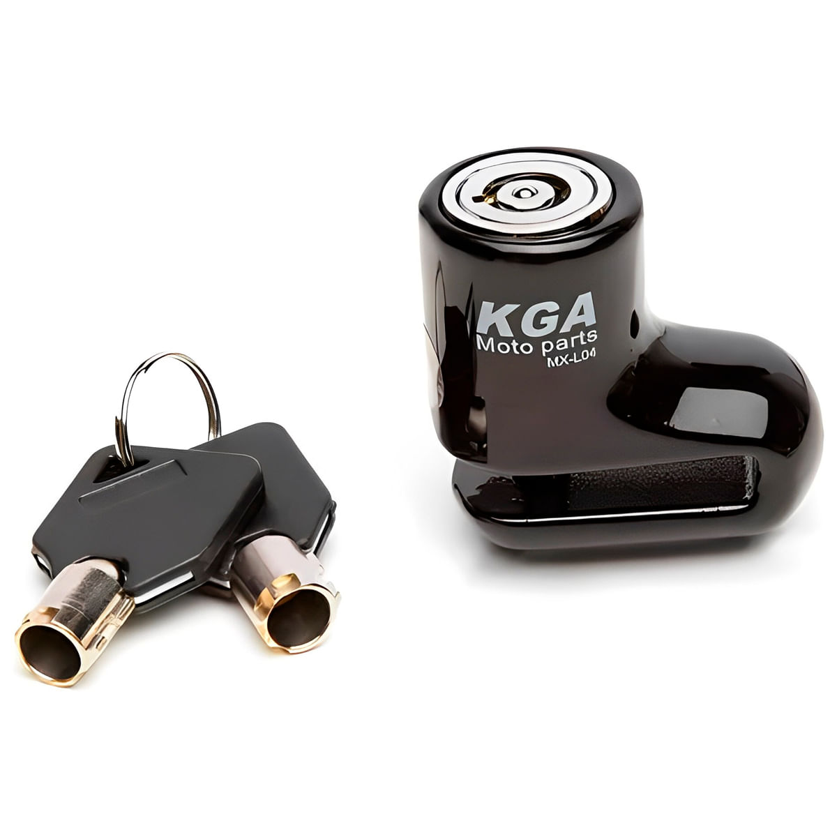 Trava Disco Para Moto Universal Preto