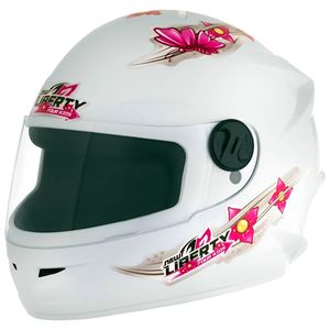 Capacete Pro Tork Infantil Liberty Four Girls Branco