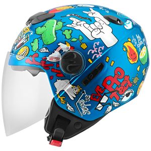 Capacete Pro Tork New Atomic Universe Azul