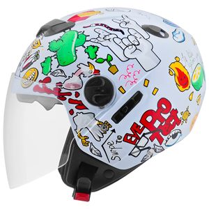 Capacete Pro Tork New Atomic Universe Branco
