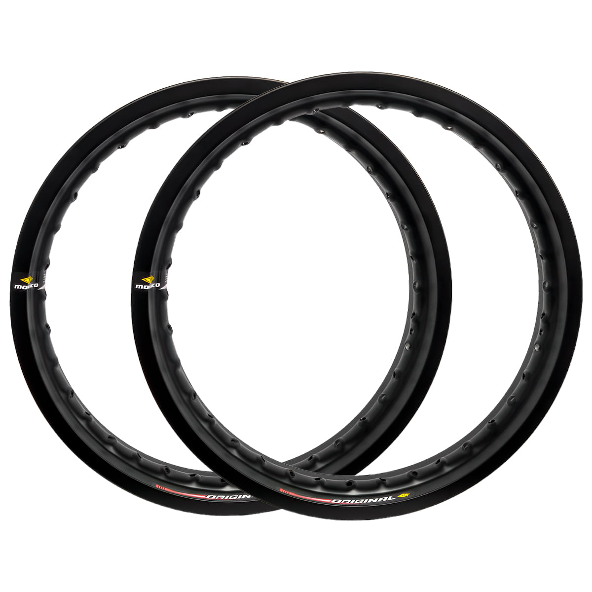 Aro Roda 19x215 E 17x215 Modelo Original Preto Par - Monaco
