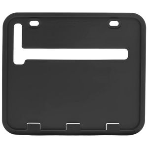 Moldura Suporte Placa Moto Mercosul Universal Pequeno Preto