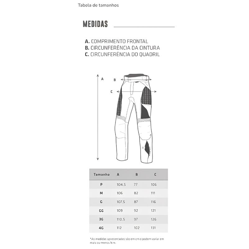MEDIDAS-CALCA