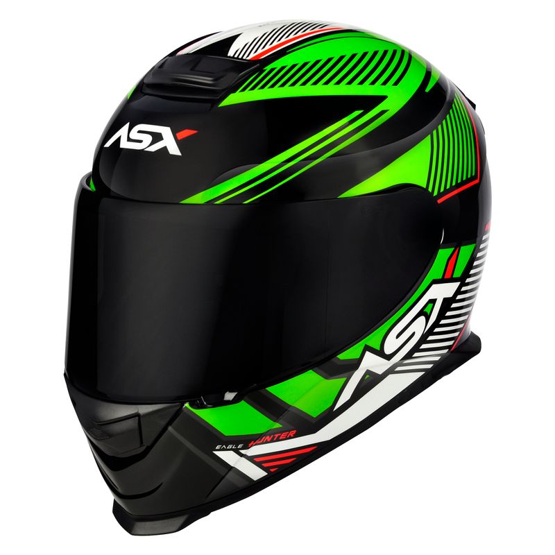 Capacete-ASX-Eagle-Hunter-Preto-Branco-Verde-MOTOBR-2