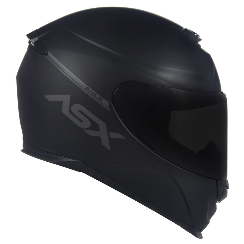 -Capacete-ASX-Eagle-Solid-Fosco-Preto-Cinza-motobr-5