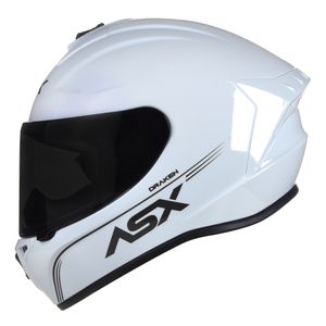 Capacete ASX Draken Solid Branco