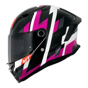 Capacete MT Stinger 2 Register B8 Preto Rosa