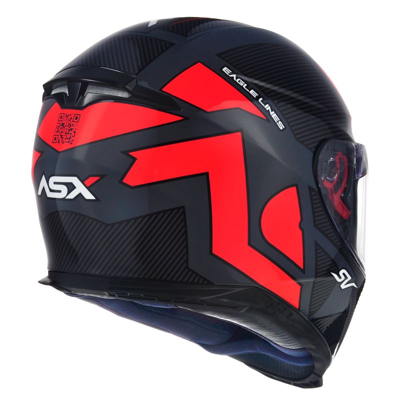 CAPACETE-ASX-EAGLE-SV-LINES-CINZA-VERMELHO-8