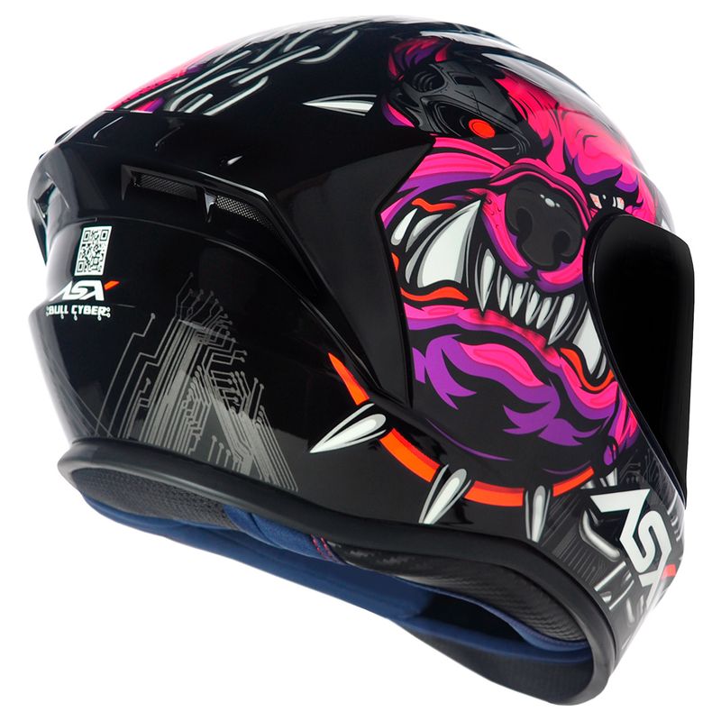 Capacete-ASX-Draken-Bull-Cyber-Preto-Rosa