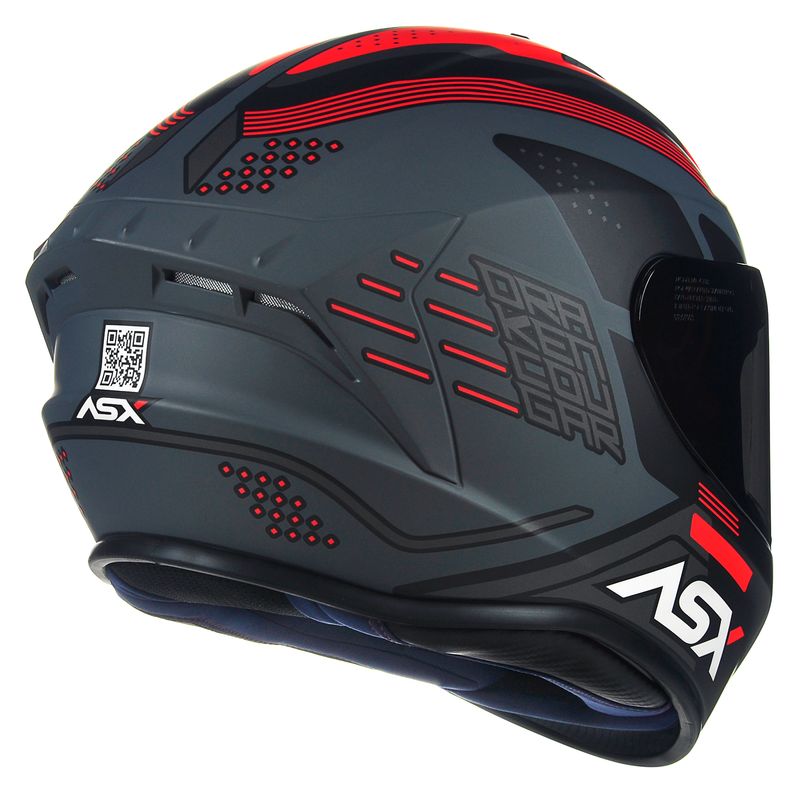Capacete-ASX-Draken-Cougar-Fosco-Cinza-Preto-Vermelho-6